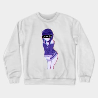 Aesthetic Japanese Girl 8 v4 Crewneck Sweatshirt